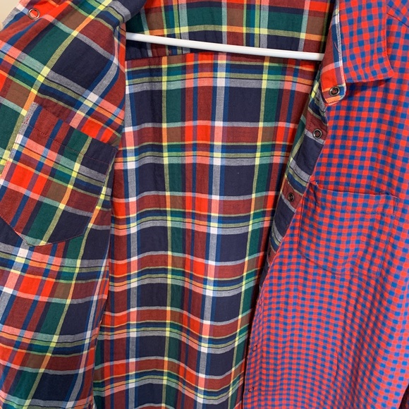 Marvel Avengers Five Four Captain America Reversible Flannel L/S Shirt, size L - Picture 3 of 10